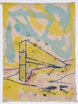 Global Seed Vault, Svalbard Monoprint 9/31